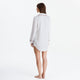 Sunday Citizen Silky Lyocell Mare Sleepshirt Misty Blue - White