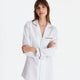 Sunday Citizen Silky Lyocell Mare Sleepshirt Misty Blue - White
