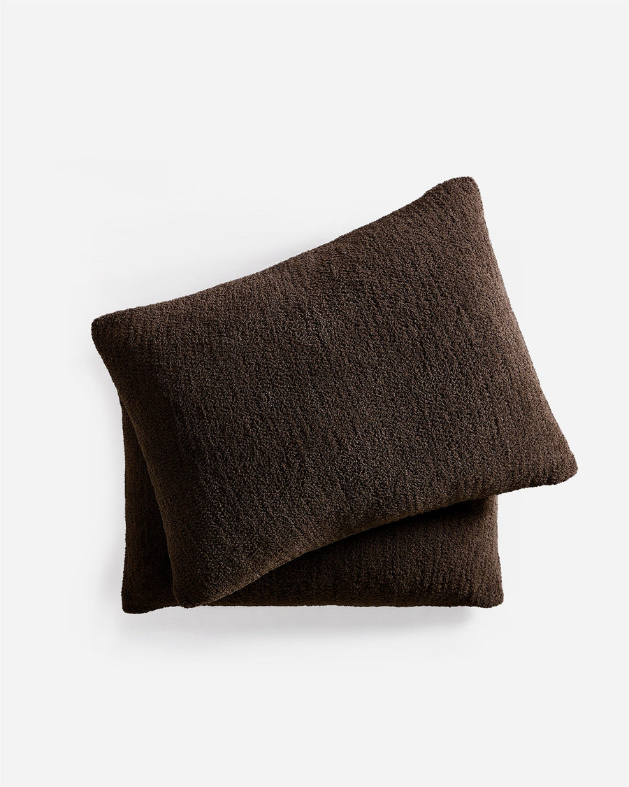 Sunday Citizen Snug Sham Set in Chocolate Martini