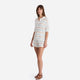 Sunday Citizen Striped Cloud Cool Crochet Lido Off White - Misty Blue