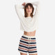 Sunday Citizen Striped Cloud Cool Crochet Notte Off White - Midnight