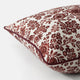 Sunday Citizen Tile Throw Pillow in Terracotta - Ivory