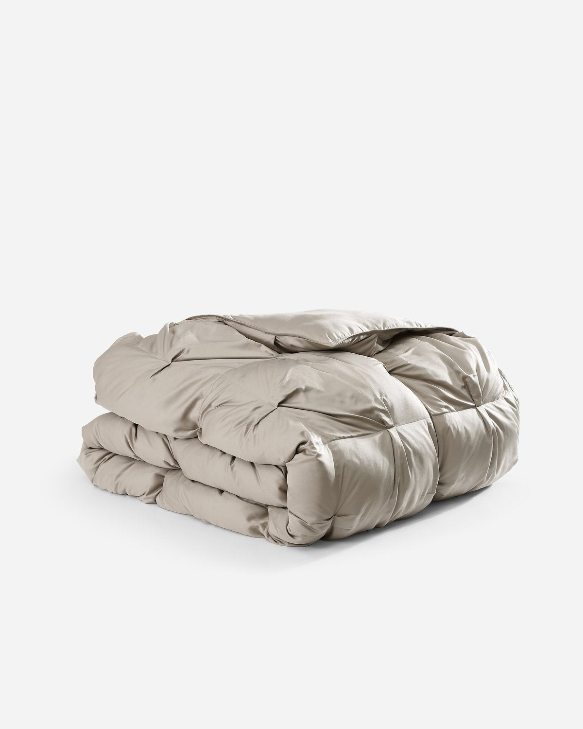 Sunday Citizen Premium Bamboo Viscose Bubble Comforter, folded
